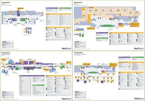 london heathrow terminal 4 map.